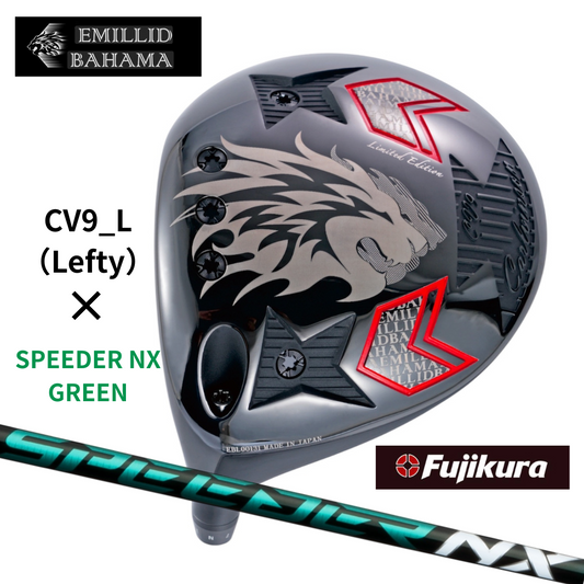 Emillid Bahama CV-9L Left-Handed Driver with Fujikura Speeder NX Green – Japan’s Finest Craftsmanship, Delivered Exclusively from Japan